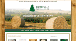 Desktop Screenshot of preecevillefuneralhome.com