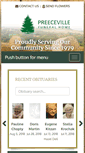 Mobile Screenshot of preecevillefuneralhome.com